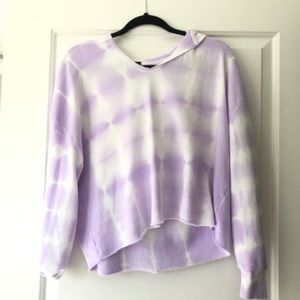 Purple tie dye hoodie